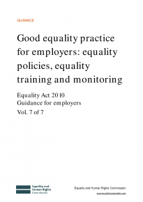 Good equality practice for employers: equality policies, equality training and monitoring